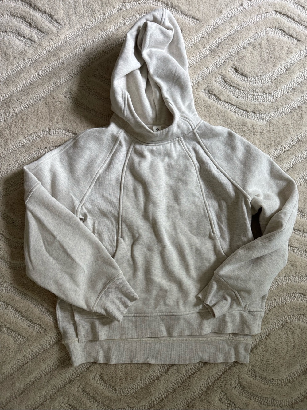 Light Gray Hooded Sweatshirt - Classic Pullover Hoodie
